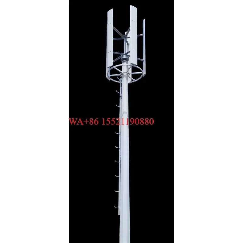 WMWMNU 5KW Low Noise Vertical Axis Wind Generator With Controller and Inverter for Home Use