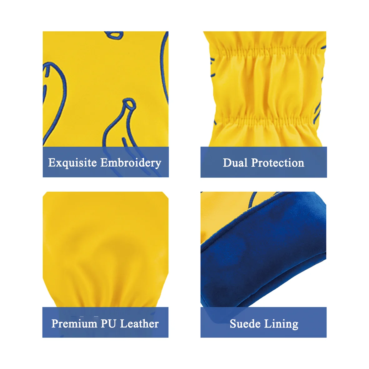 3 шт. чехлы на голову для гольфа для водителя и леса — (стиль фруктов), чехол из искусственного материала премиум-класса