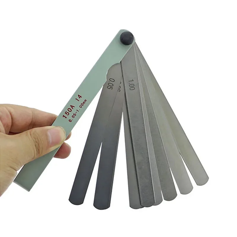 Stainless Steel Feeler Gauge Metric & Imperial Guages Measure Long 100/150/200