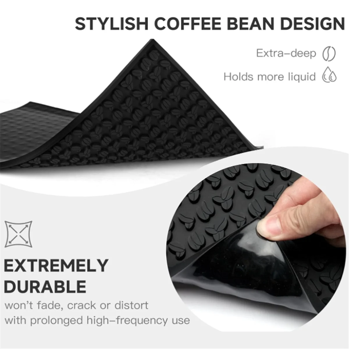 A71P Barmatte 45x30x0,8CM Matten Rutschfeste PVC Bar Service Spill Mat Gelb