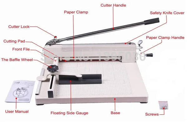 858-A3 44mm Manual Paper Cutter Machine 17