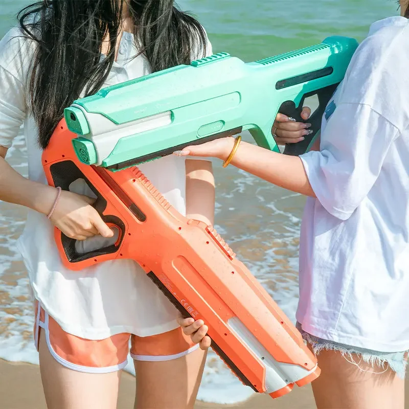 Electric Water Gun Toys Bursts Water Battle High-pressure Strong Charging Energy Water Automatic Spray Children\'s Toy Guns