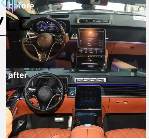 Interior Kit for W221 Upgrade to W223 S-class Modification Accessories Luxury Car Tuning Parts