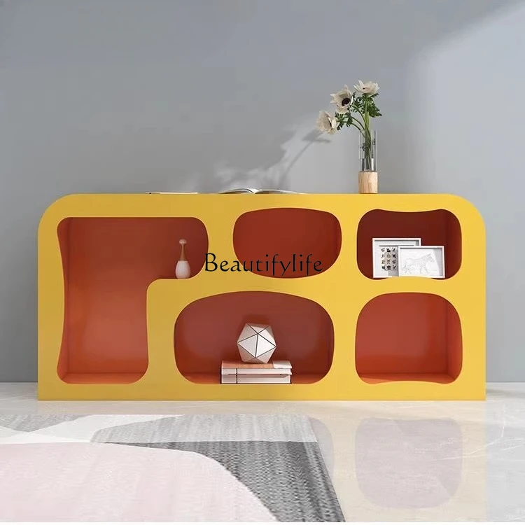 

-*Personalized creative fashion paint TV decorative cabinet floor sofa side cabinet