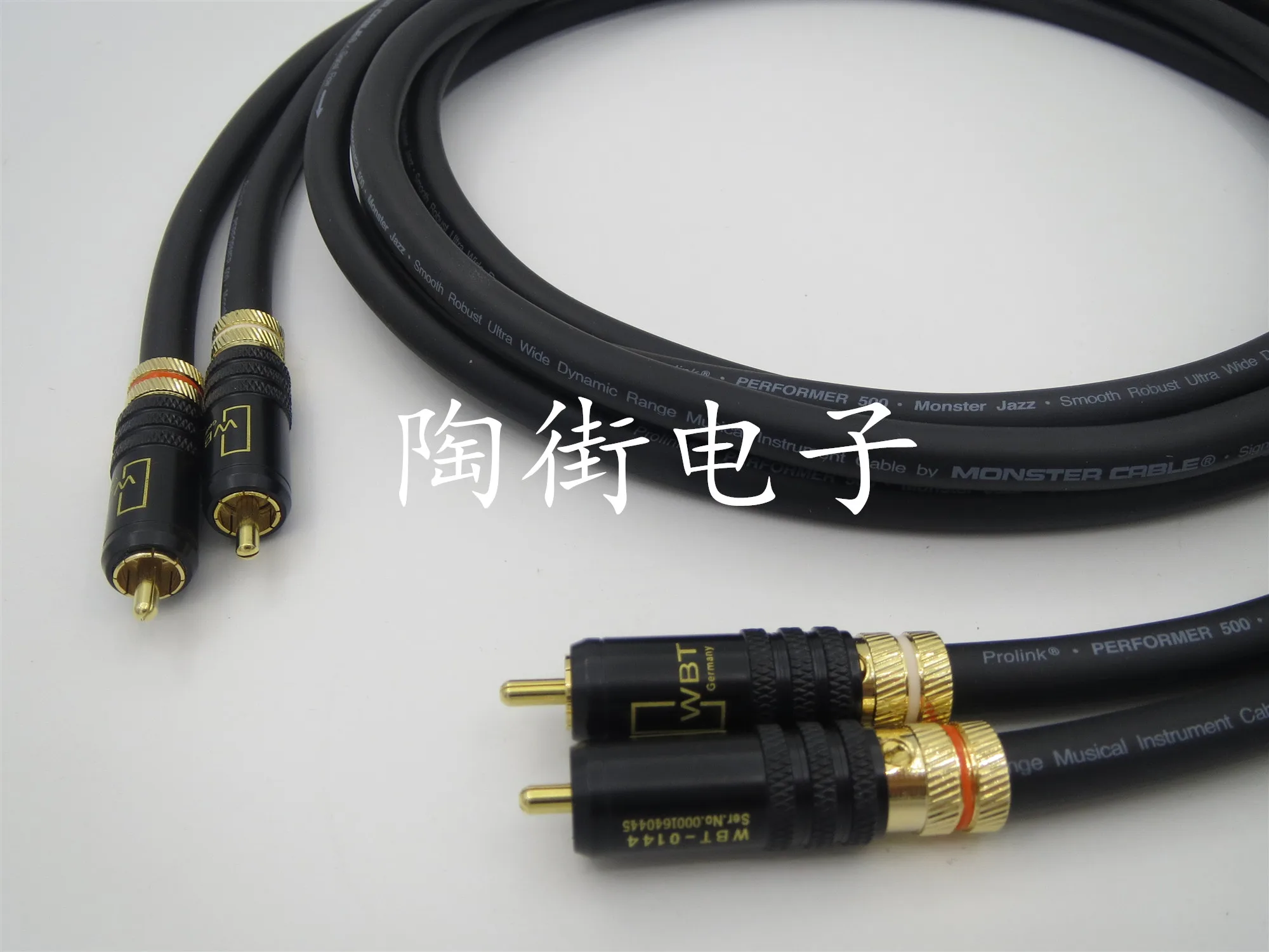 500 Pure Copper Fever Grade RCA Audio Cable, Gallbladder Power Amplifier Speaker, Double Lotus Head Signal Cable