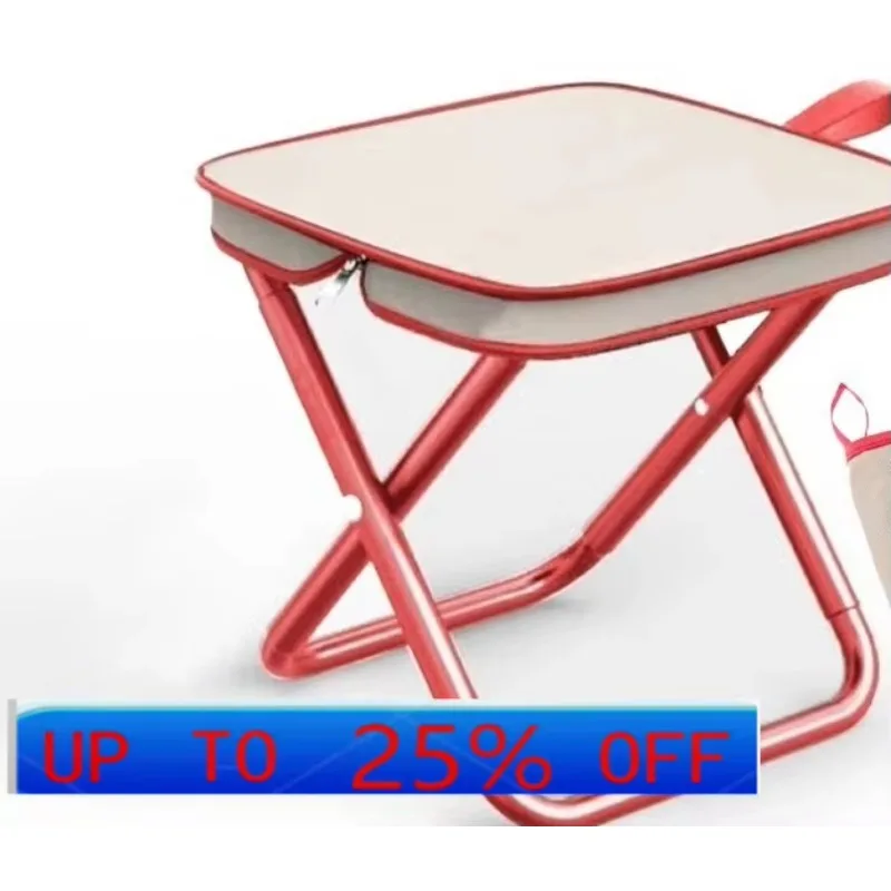 

Lh Outdoor Folding Chair Portable Small Bench Fishing Chair Ultra Light Camping Retractable Mazar