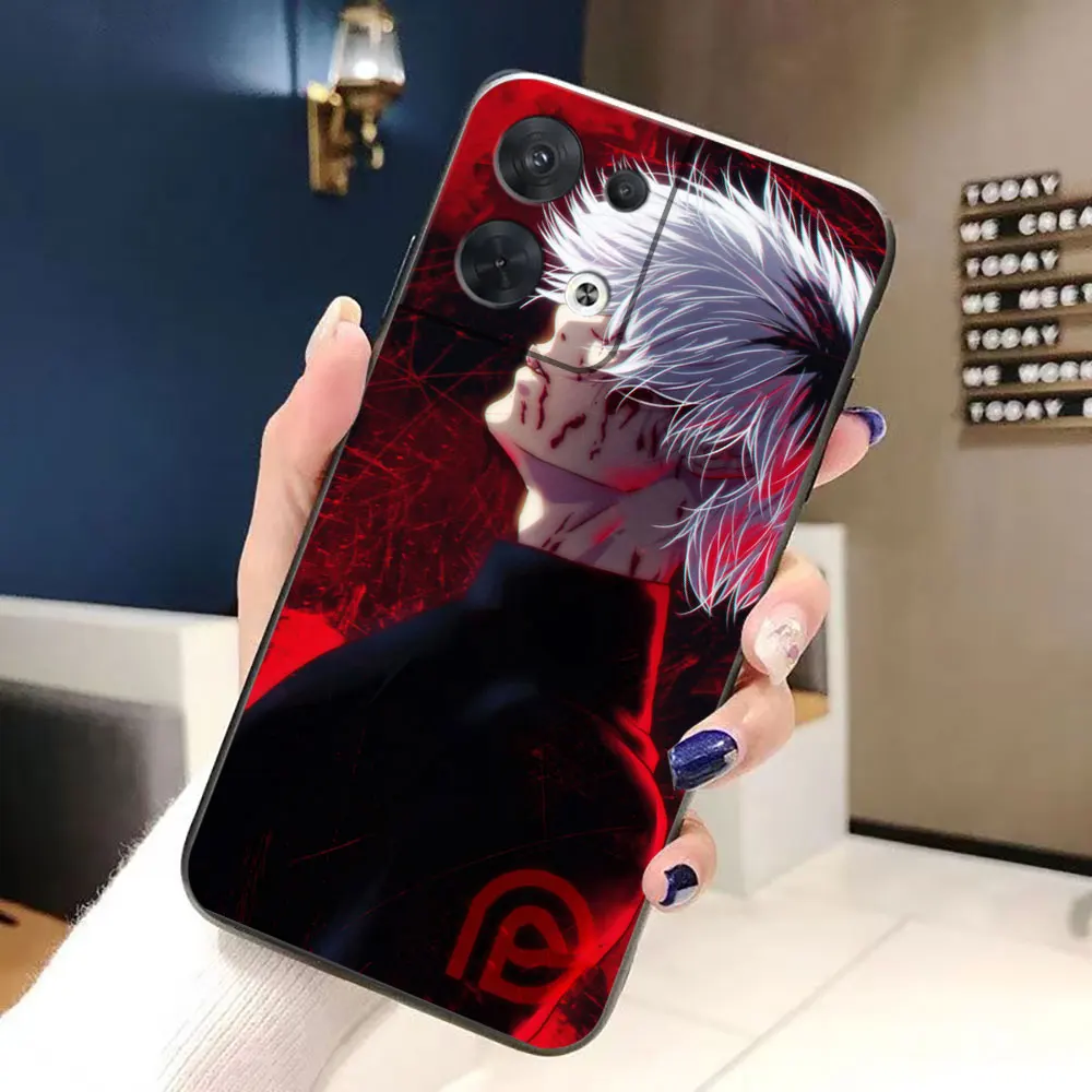 طوكيو g-الغول Kaneki كين مخصص صور جراب هاتف ل ممن لهم رينو 13 13F 12 11 11F 10 8 8T 7 7Z 6 6Z 5 5F 4F 4 F29 غطاء من السيليكون