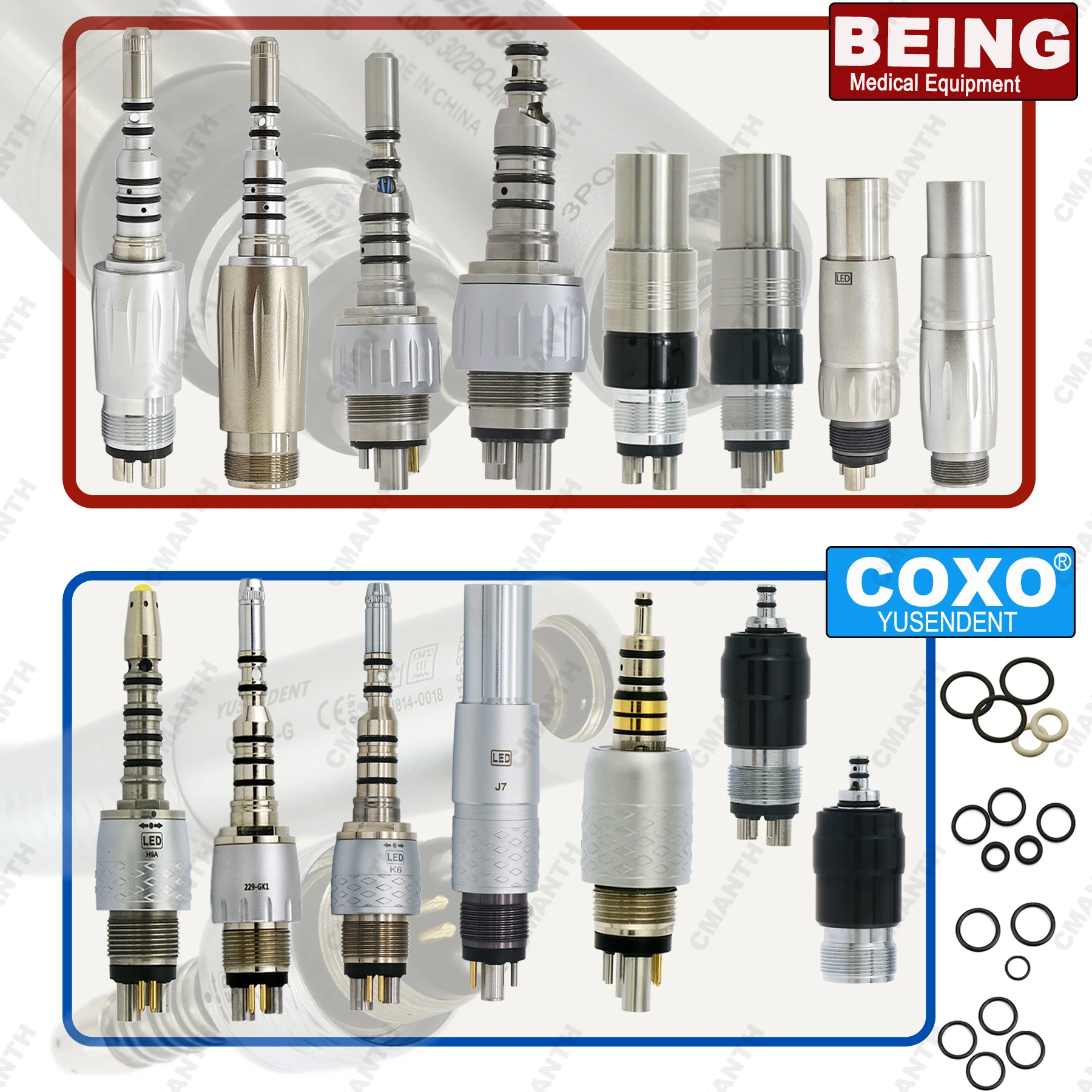 COXO قبضة الأسنان اقتران O خواتم الختم ل KAVO NSK WH Sirona مكافحة النفط يجري اقتران صالح KAVO NSK أدوات مختبر طب الأسنان #1