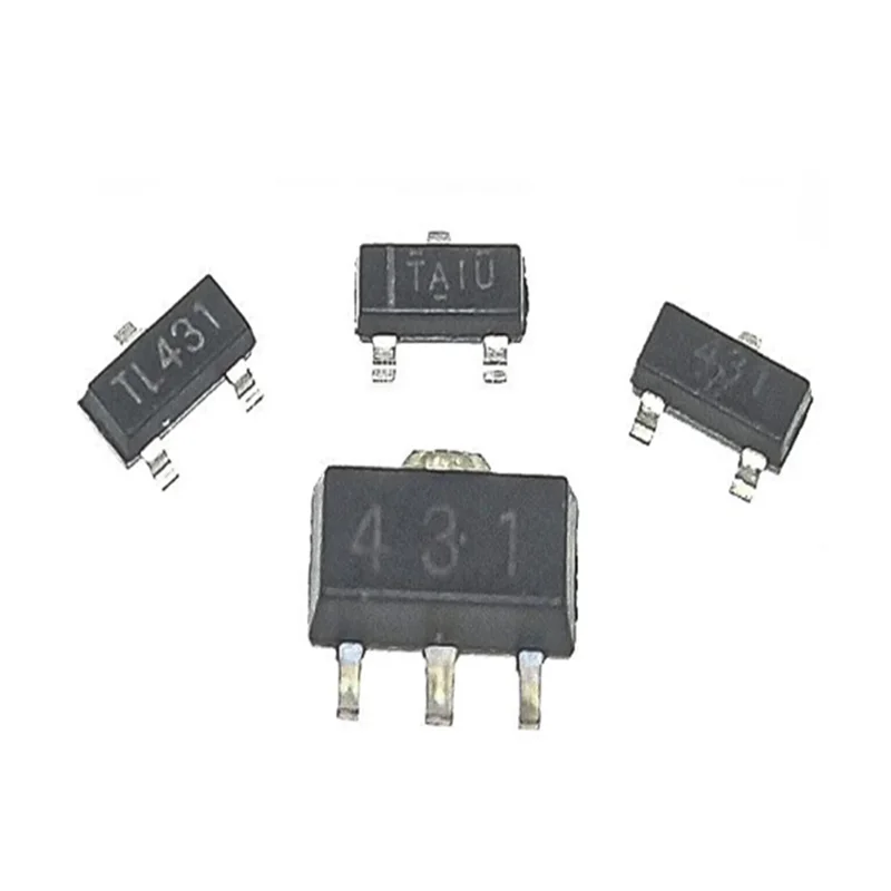 50/100PCS TL431 SOT-23  431 TL432 432 CJ431 CJ432 Surface mount transistor voltage stabilizing diode