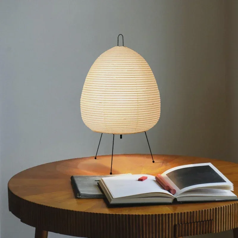 

Japanese Rice Paper Lantern Led Table Lamp Living Room Bedroom Bedside Study Hotel Homestay Art Creative Decor Tripod Floor Lamp