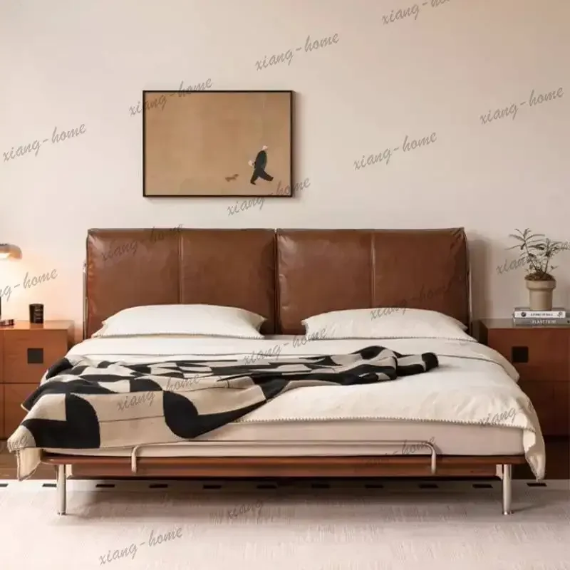 PG No Noise Decoration Luxury Bed Bedrooms Adults Couples Queen Luxury Bed Double King Size Lounges Muebles Para Hogar Furniture