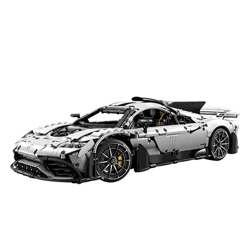 Technische Merce AM G ONE Raceauto met Motor Bouwstenen 1:8 Hypercar Supercar Brick Model Kit Speelgoed Volwassenen Kinderen Cadeau 3295 Stuks
