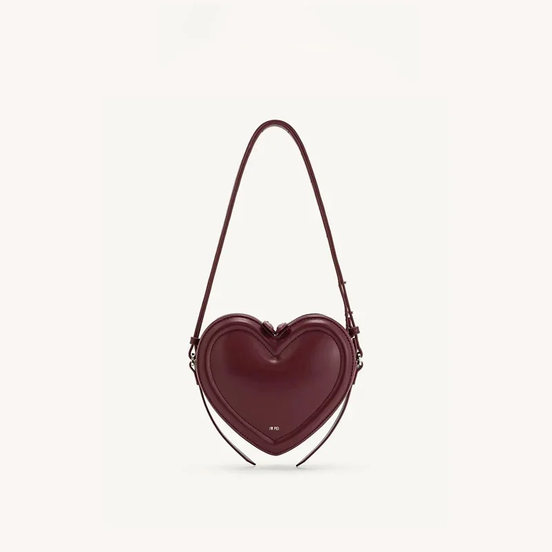 High Quality Luxury Brand Women's Fashion Commuter Single Shoulder Underarm Bag,niche Design Love Bag,heart Shaped Crossbody Bag