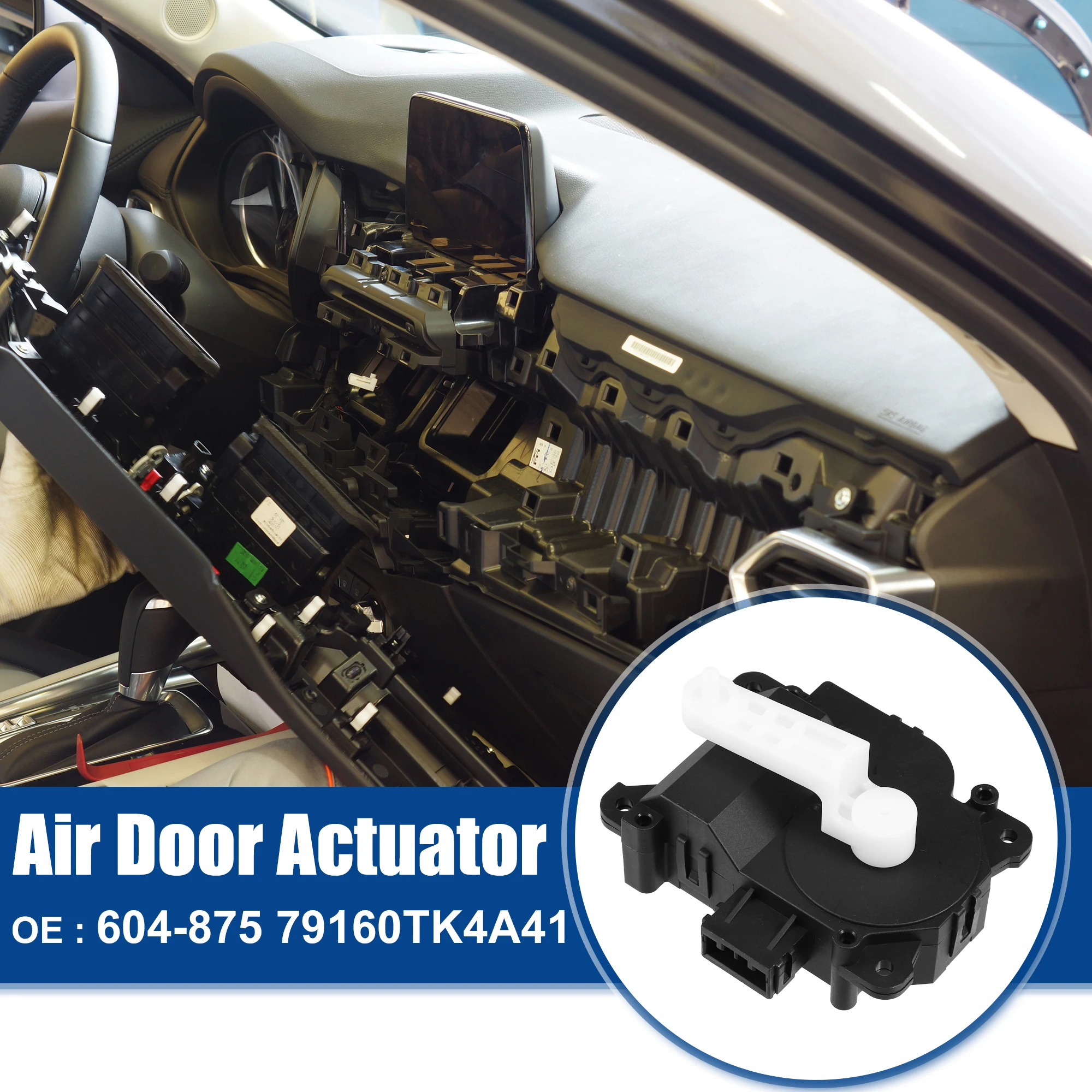UXCELL Air Door Actuator Replacement Fit for Honda Odyssey 604-875 79160TK4A41 Black