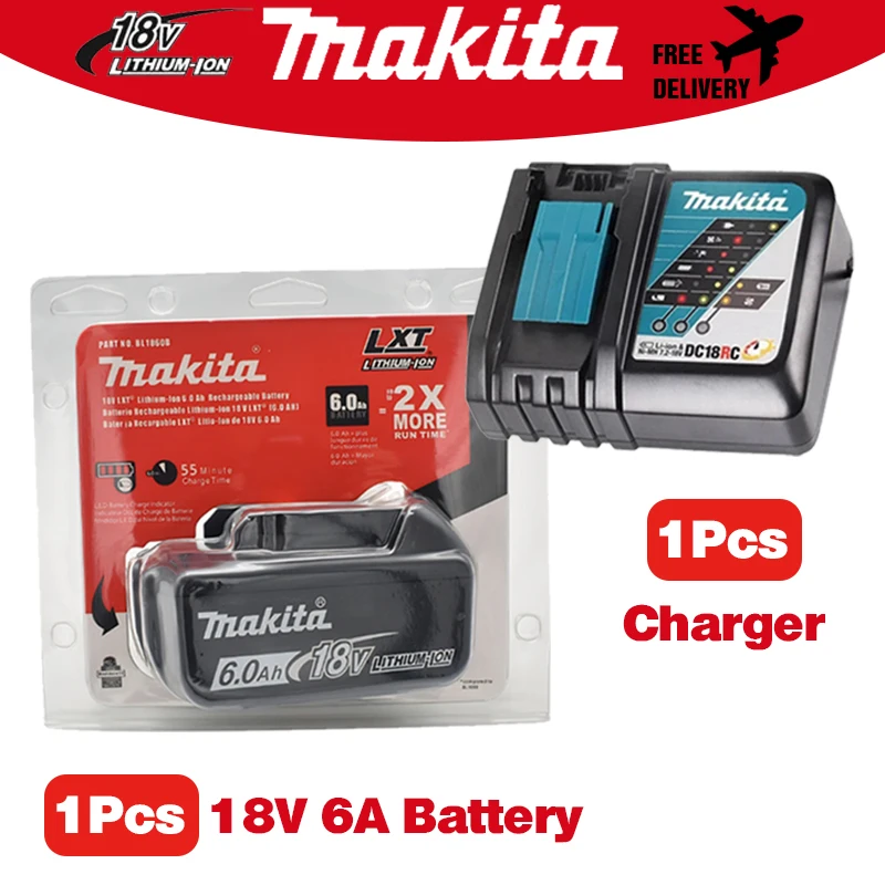 

18V 6.0Ah Makita Battery,Compatible Makita Battery BL1815,BL1830, BL1840, BL1850,BL1860,Series Battery Replacement Battery