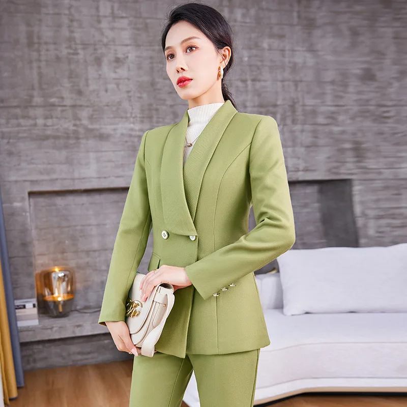 

Autumn and Winter Long Sleeves Business Wear Suit Graceful and Fashionable Formal Suit Jacket Business Manager Work Clothes Fema