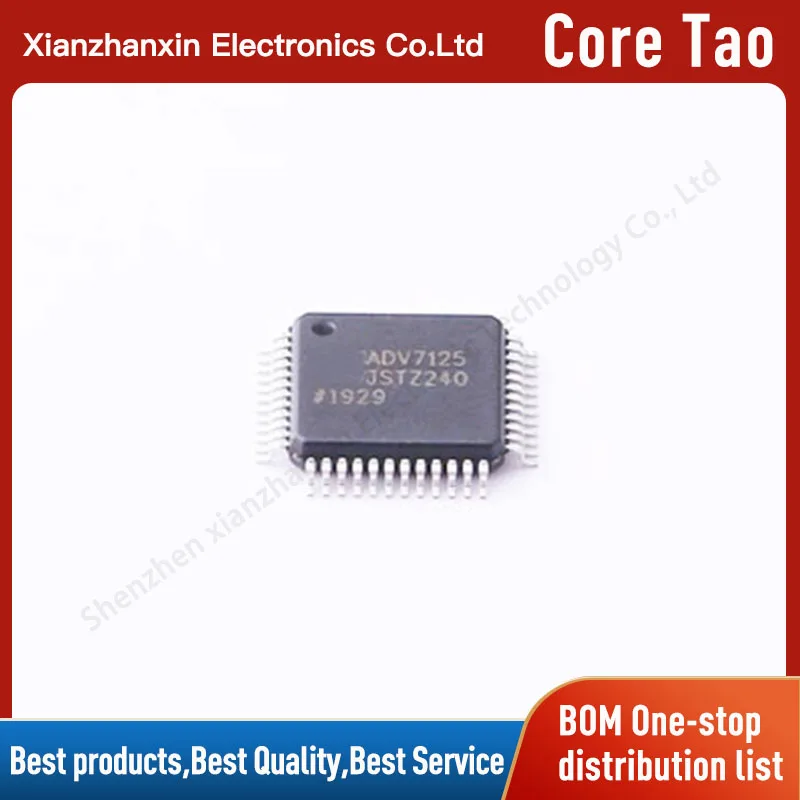 

1PCS/LOT ADV7125JSTZ240 ADV7125 QFP48 Digital to analog converter IC chip