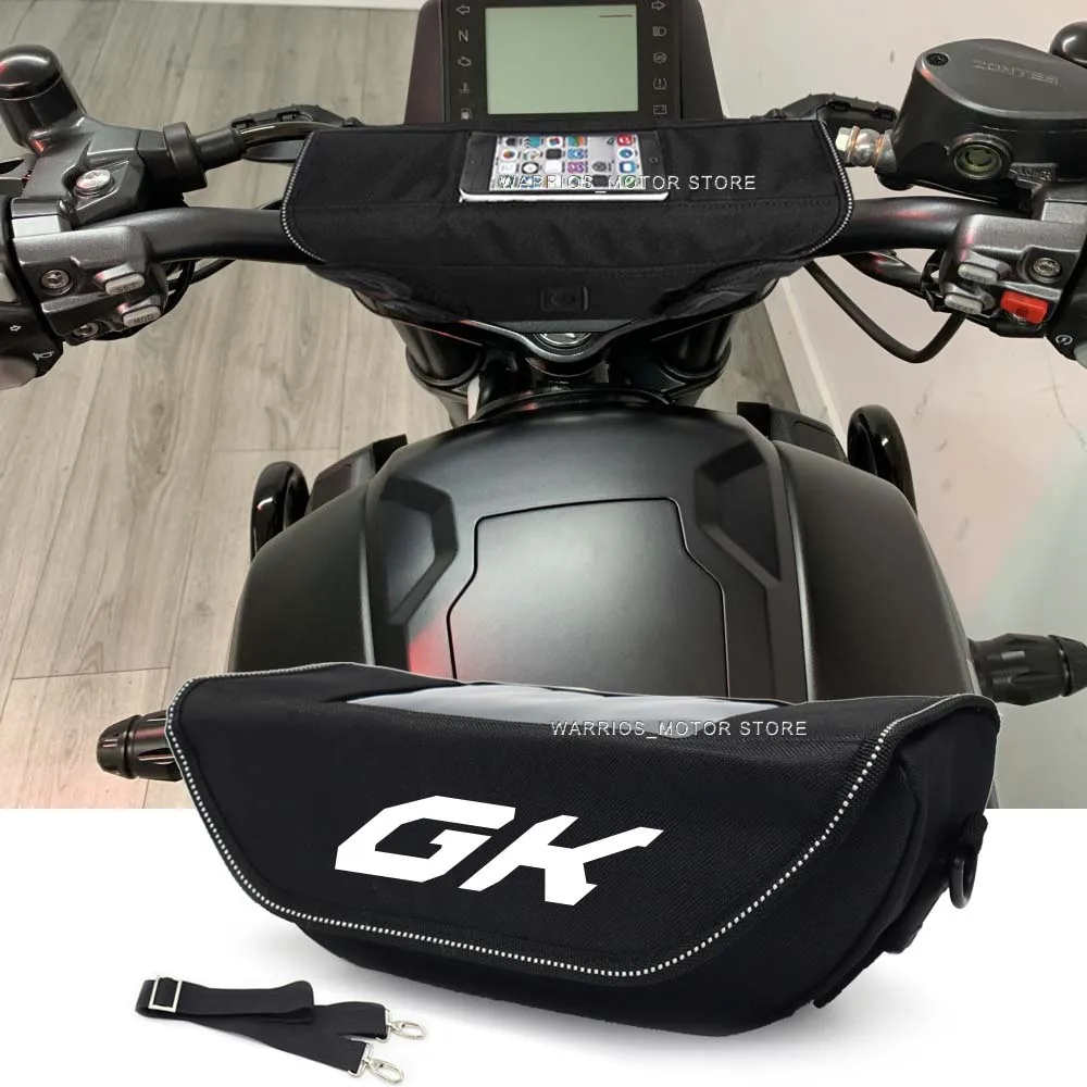 Bolsa impermeable para manillar de motocicleta Zontes GK 125 / GK 155 / GK 125X GK-125 GK-125X, bolsa de viaje para navegación