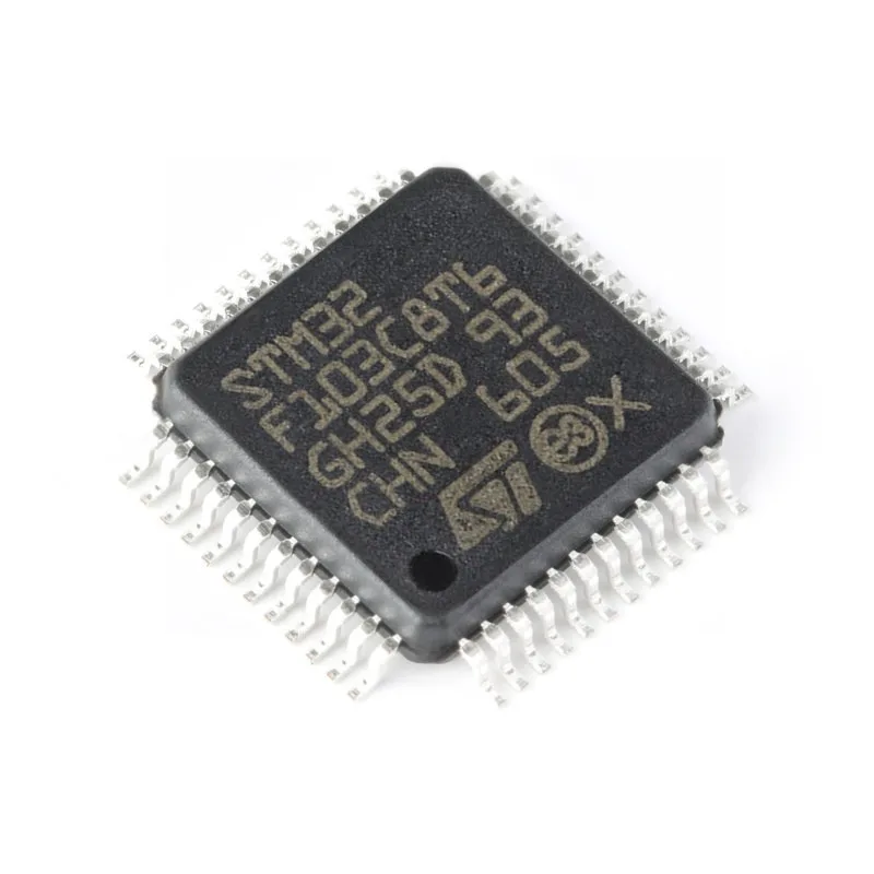 Genuine Original STM32F103C8T6, LQFP‑48 Package, ARM Cortex‑M3 Core 32‑Bit Microcontroller MCU Chip
