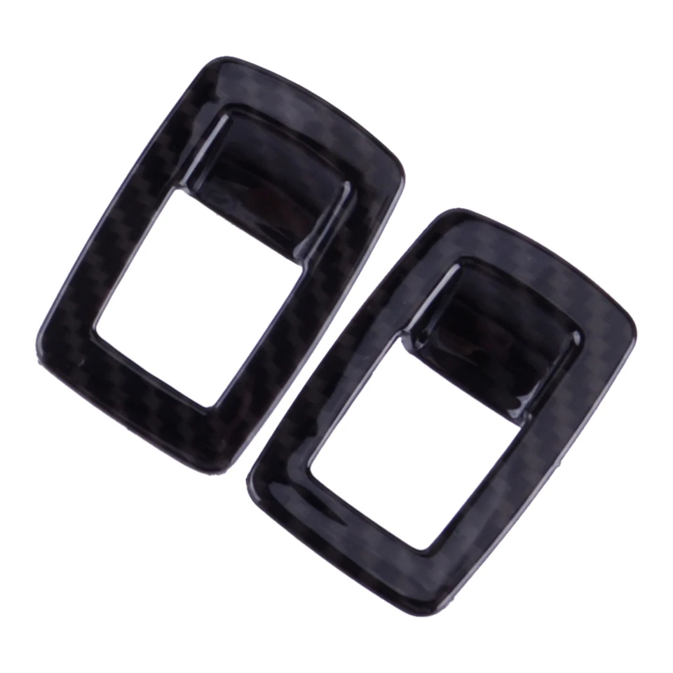 KSTE 4 Pièces Cache Bouton Fenêtre Fibre Carbone Pour BMW X5 X6 F15 F16 2014-2018