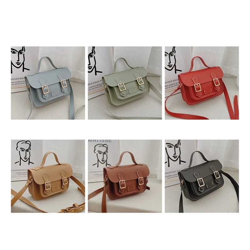 

DIY Handmade Bag Retro Hand Stitching with Sewing Tools Handle Shoulder Bags Accessories Pu Leather Adjustable Strap