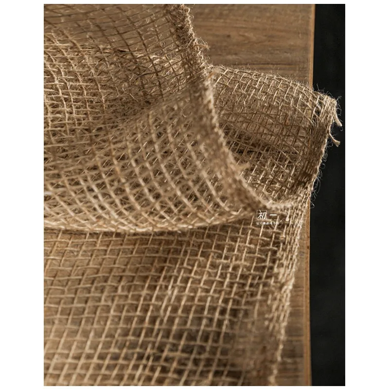 Soft Mesh Perspective Jute Fabric for Dress Coat Clothing Background Decoration Cloth Diy By The Meter Sewing Material