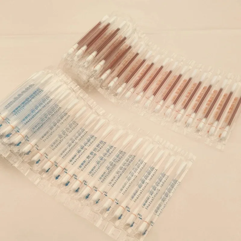 

Single-Pack Disinfectant Cotton Swabs - Iodine & Alcohol Infused Portable Must-Haves for Home & Daily Sterilization