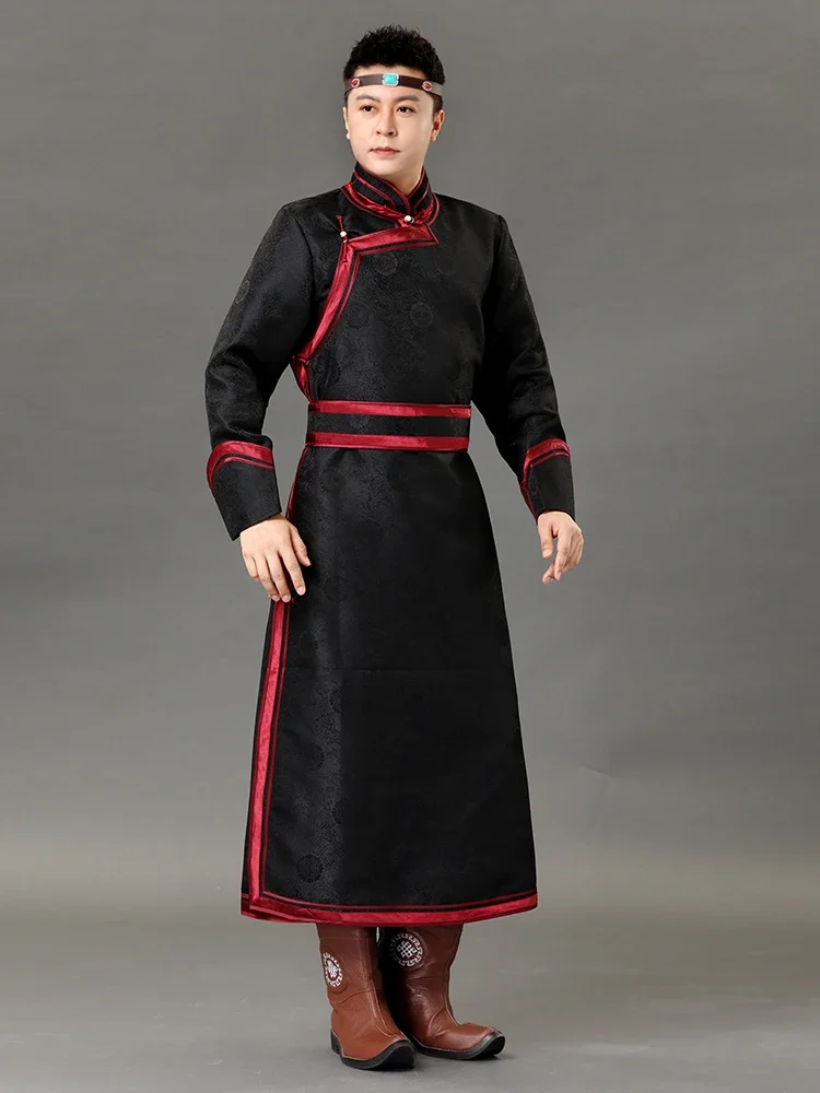 

2026 Mongolian Robe, Four Seasons Long Sleeve Robe, Ethnic Minority Stage Performance Costume