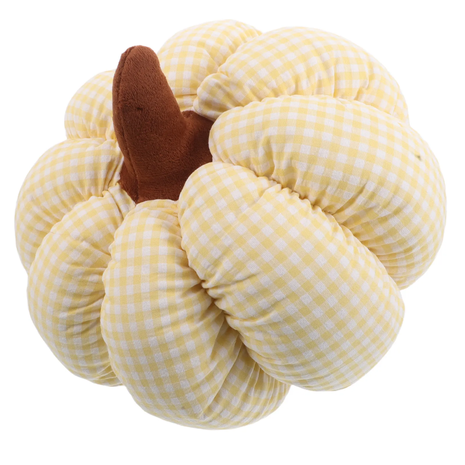 3D Pumpkin Pillow Soft Round Throw Cushion for Sofa, Fall Thanksgiving Winter Home Decor