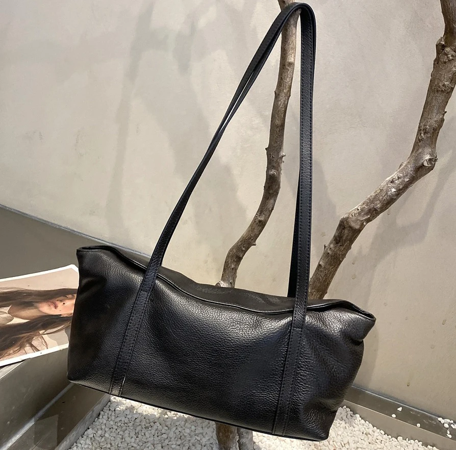고품질 탑 레이어 소가죽 겨드랑이 숄더백 여성 핸드백  - Women'S Bags Top 10 리뷰 및 가격