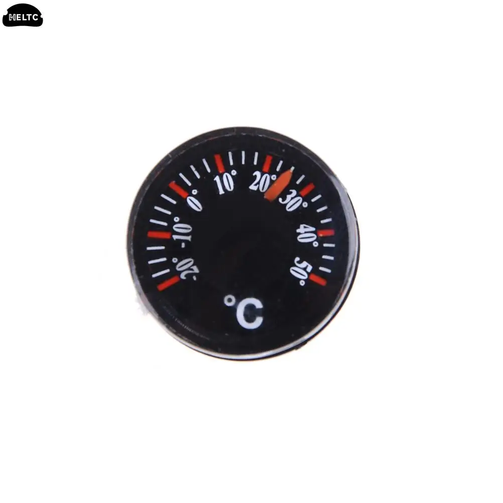 Mini Round Diameter 20mm Outdoor Waterproof Plastic Circular Car Thermometer pointer Degrees Celsius Thermometer