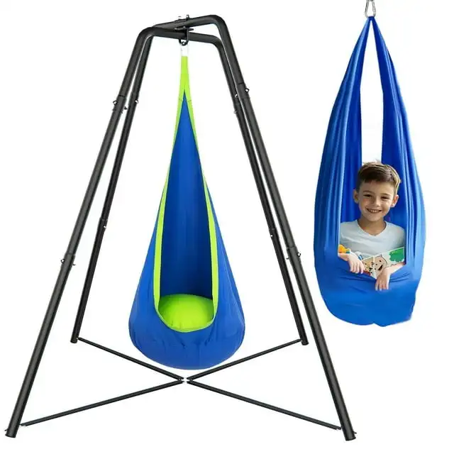 

Portable Hanging Canvas Hammock Pod Kids Swing Chair