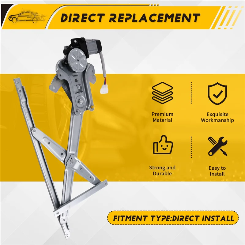 ยาวนานรถหน้าต่างมอเตอร์RegulatorสําหรับFord Ranger ET 06-12 Everest 05-14 Mazda BT-50 06-10 UR57-58-590A/ UR5758590A R