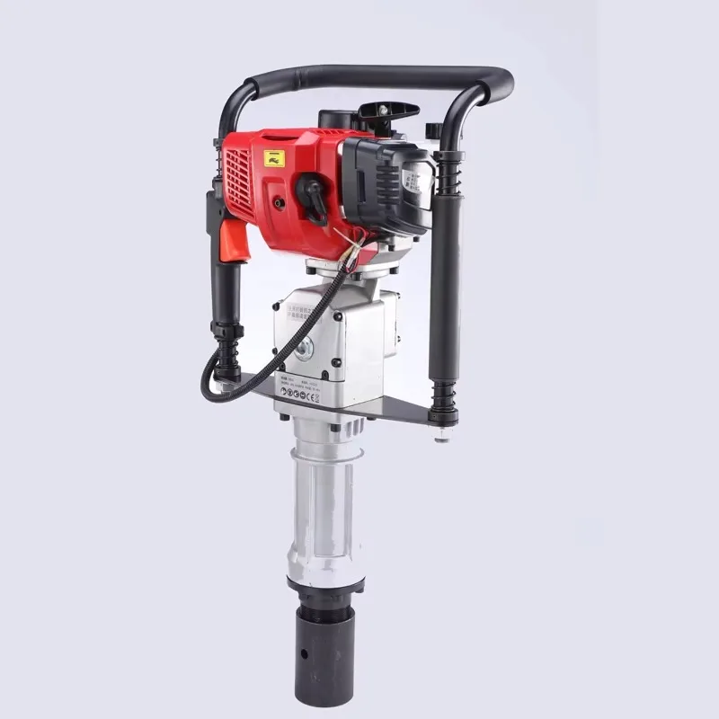 2 Stroke 52CC Push Pile Driver Farm Fence Gas Powered T Post Driver