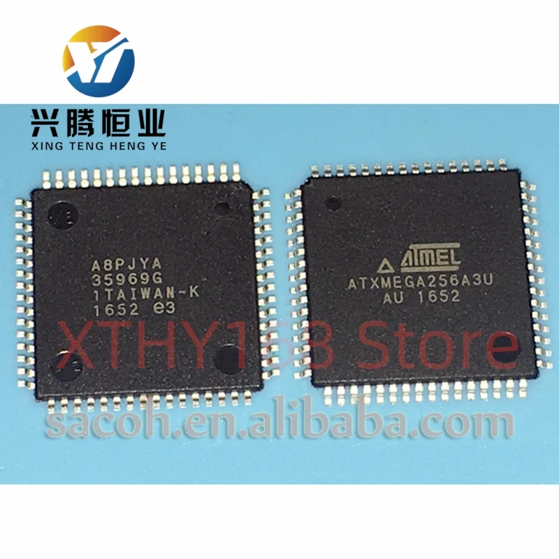 

1PCS New Original ATXMEGA256A3U-AU ATXMEGA256A3U or ATXMEGA256A1-AU ATXMEGA256A1-CU TQFP-64 16-bit Microcontroller