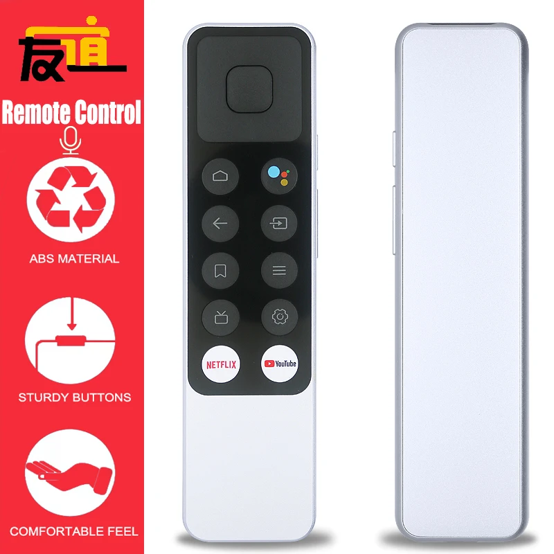 

All-Metal RC890 Voice Remote for artel A85LU9500 A55KU5500 A43KF5500 A55LU8500 UA65/86J6502 Google Smart TV