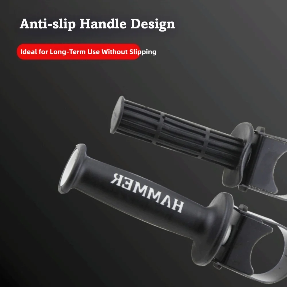 Adjustable Front Electric Hammer Handle Hammer Handle Design Pistol Grip Impact Drill Handle 60-65 mm Clamping Range