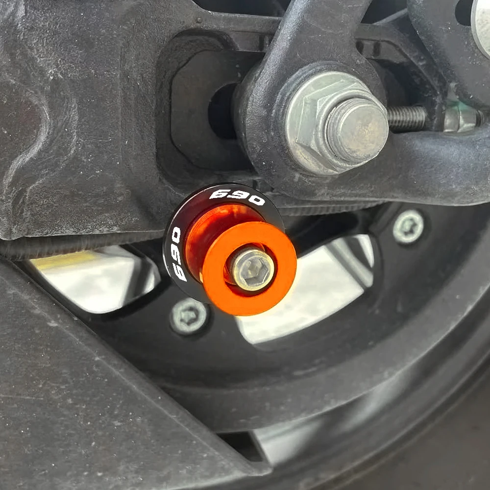 CNC Aluminum For KTM 690 Duke 08-18 690 ENDURO R 09-24 690 SMC R 12-24 Moto Accessories  M10 Swingarm Spool Slider Stand Screws