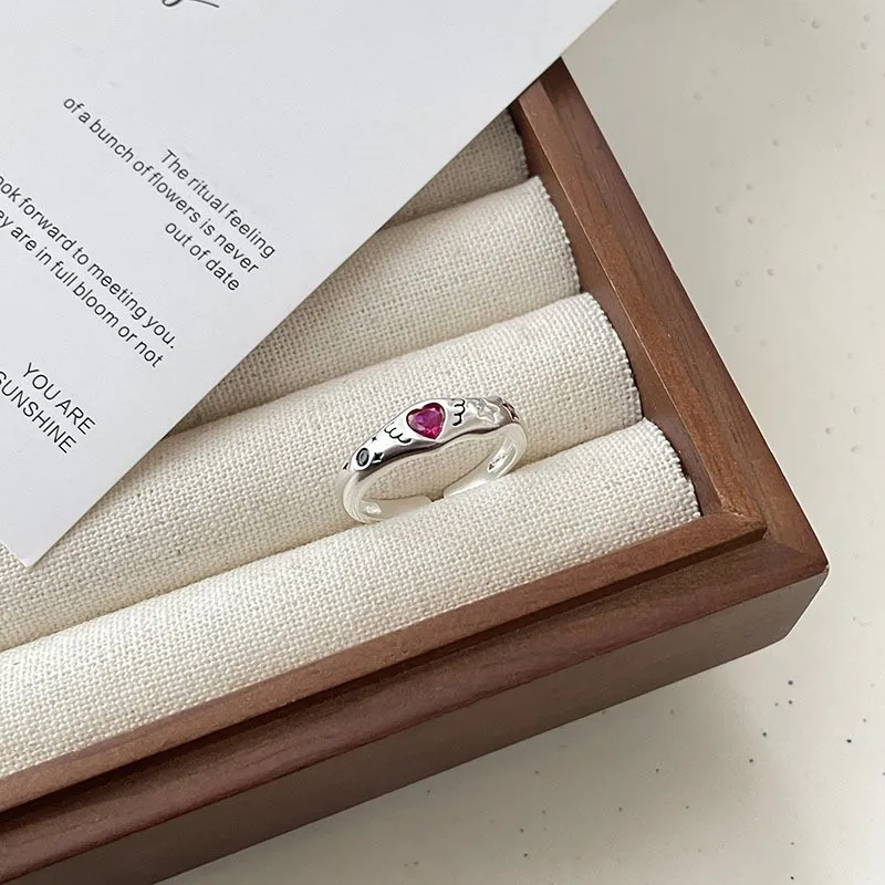PANJBJ 925 Sterling Silber Perle Unregelmäßigen Ring für Frauen Shell Überlappende Hohl Süße Design Schmuck Geschenk Dropshipping – Detail 30