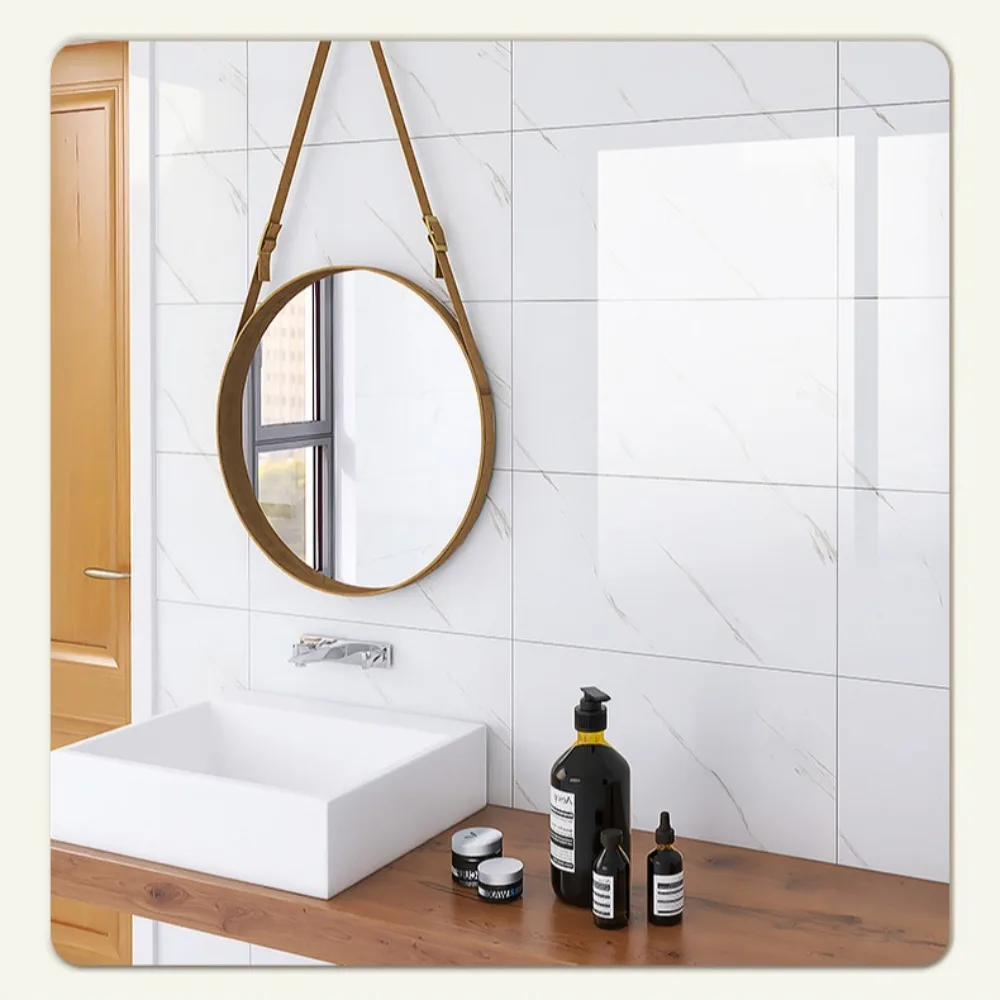 Moisture-proof Imitation Ceramic Tile Floor Stickers Wall Sticker Wallpaper Self-adhesive 3D Wall Decoration Bathroom Bedroom
