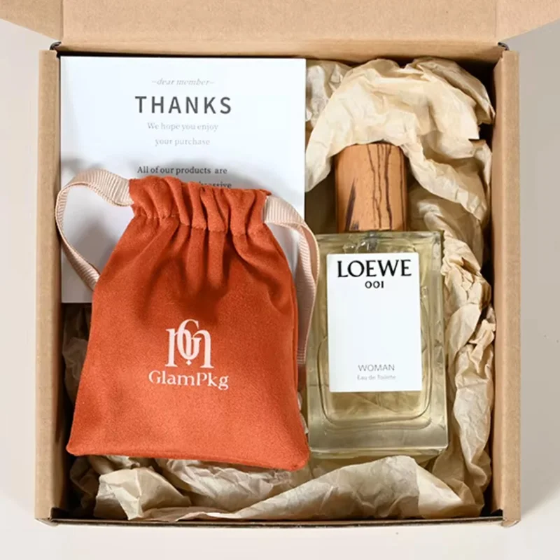 

Suede Gift Bags Jewelry Flannel Dust Sack Makeup Eyelashes Perfume Pouch Custom Logo Packaging