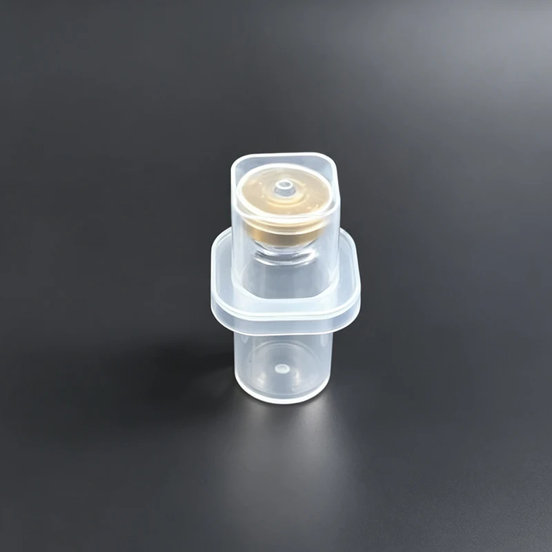 【F】Assorted Sizes Durable Clear Plastic Sealed Storage Vials with Leak Proof Lids for Lab Cosmetic Storage
