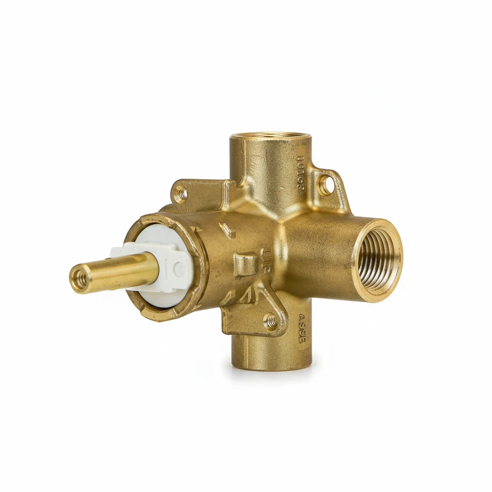 1pc Shower Valve 12-inch Crimp Ring for pex Connection Household Hardware Tools Replacement Brass Shower Valve Accessories