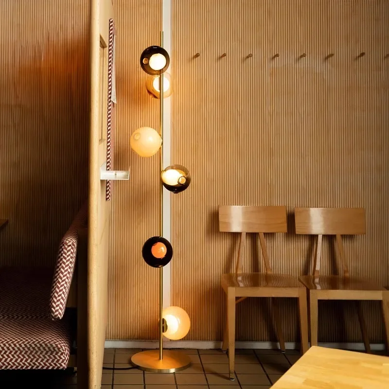 Italian Style Light Luxury LED Floor Lamp Designer Nordic Minimalist Vertical for Living Room Bedroom Home Decor 2026