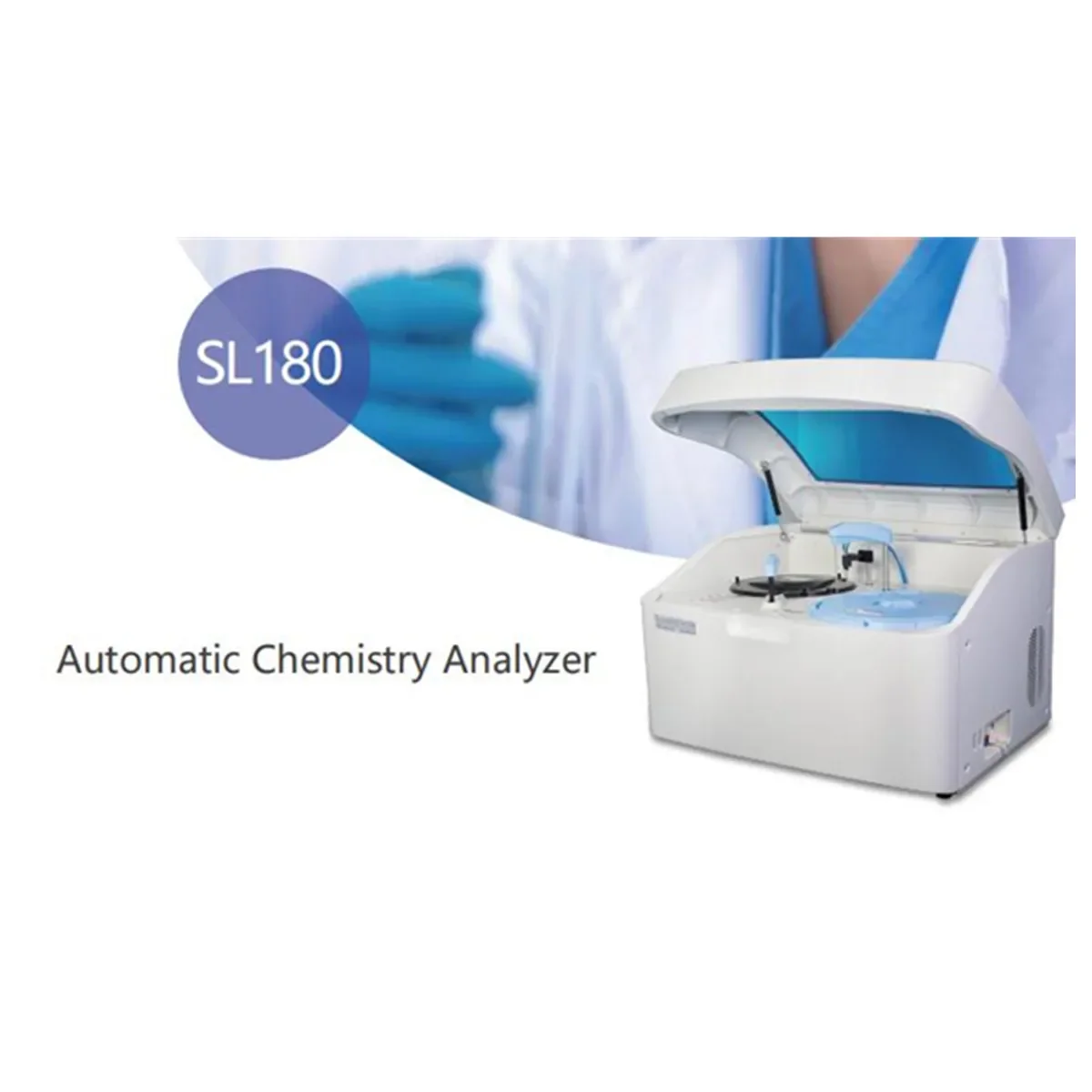 Mini Portable 180T/H Clinic and Hospital Laboratory Blood Full Auto Automatic Chemistry  Analyzer Diagnosis Machine SL180