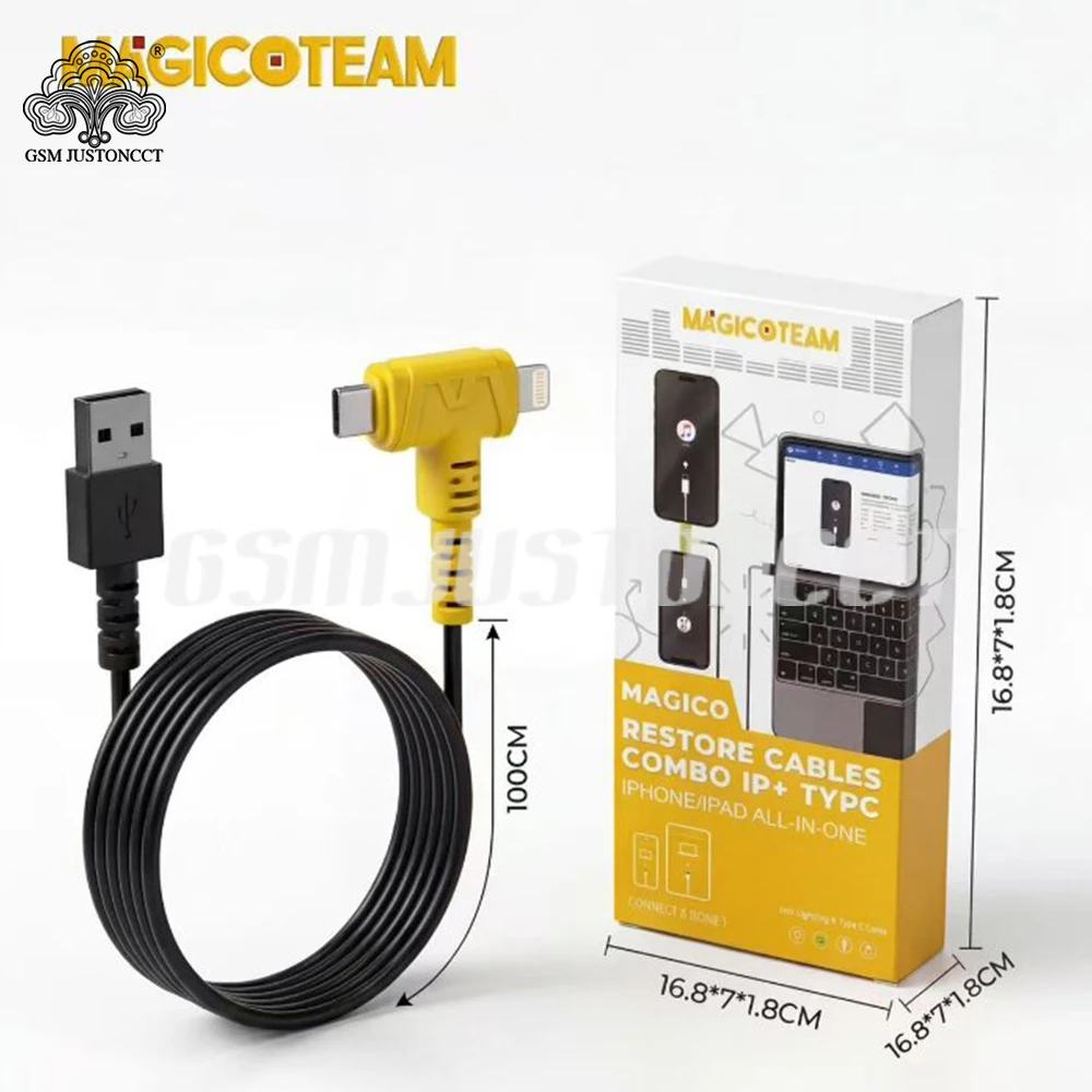 Magico restore combo cables  ( ip+Type-c ) 2 in 1