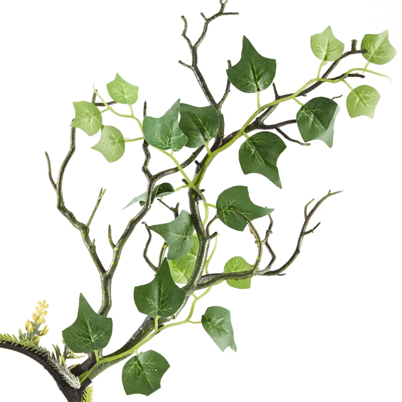 Halloween Kostüme Stirnband Hexe Äste Blätter Party Stirnband Fee Haarband Gothic Zubehör