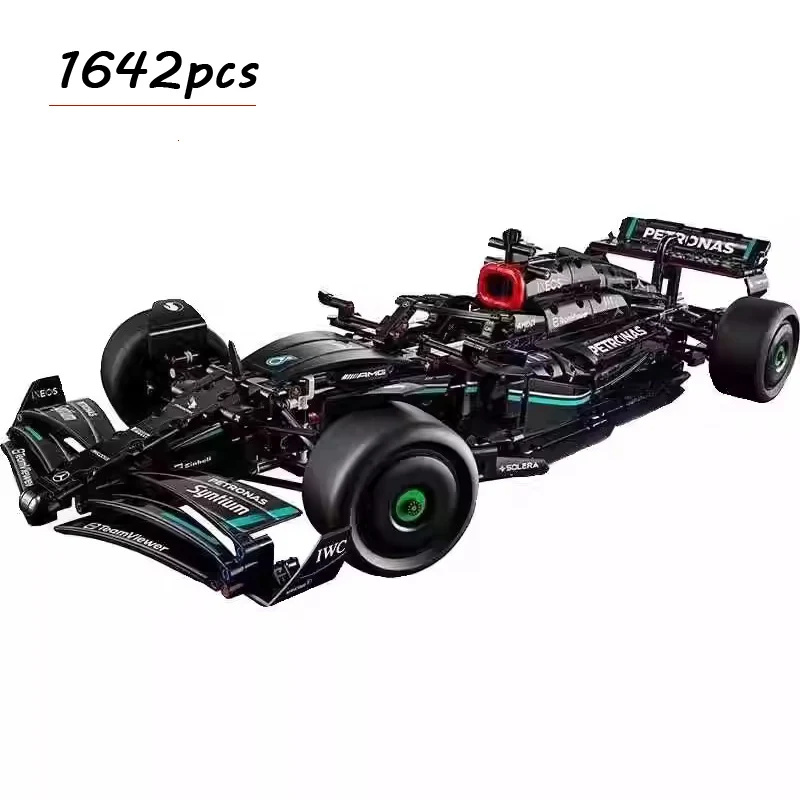 tecnico-42171-f1-1-8-1642pcs-w14-e-performance-building-blocks-super-race-car-modello-di-assemblaggio-veicolo-giocattoli-mattoni-per-i-regali-del-ragazzo