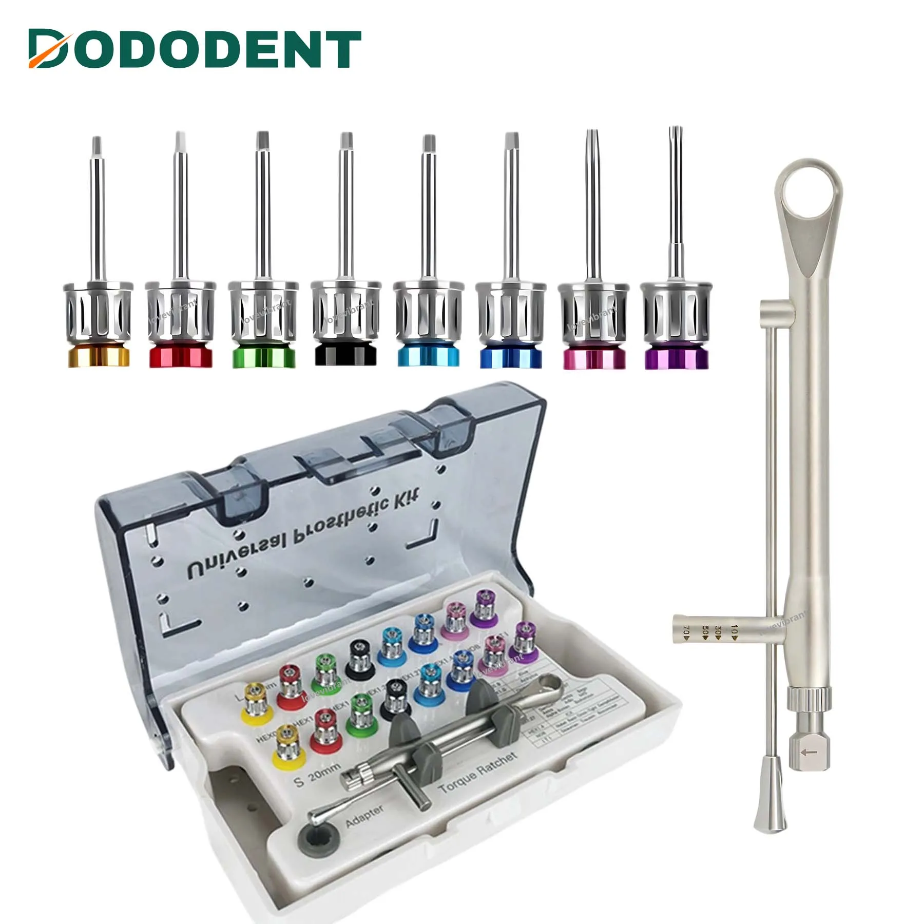 

Универсальные динамометрические отвертки для зубных имплантатов, набор гаечных ключей, набор инструментов для восстановления зубных имплантатов, инструмент для восстановления стоматологии 15-70 Н.см