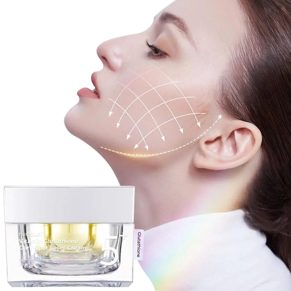 

Крем с витамином глутатиона, лазерный антивозрастной крем для лица, осветляющий, глубоко увлажняющий, восстанавливающий, осветляющий тон кожи, крем